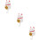 3Pcs Key Alarm Reminder White ABS-Hdpe Door Security Device 10