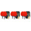 3Ensembles Raquettes Pingpong Tout Usage Avec Noires 6