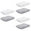 6Pcs White Grey Storage Case Drawer Organizer for Desk Use 6