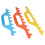 9Pcs Assorted Color Plastic Beehive Measuring Distance Rakes 2