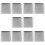 10Pcs Cake Ring Cutter Stainless Steel Non-Stick Mousse Baking Tools 8