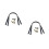 4Pcs Black Handbag Strap with Rivets Tote Bag Replacement Accessories 7
