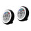 2Pièces Thermomètre Hygromètre LCD Noir Pour 4