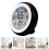 2Pièces Thermomètre Hygromètre LCD Noir Pour 8