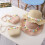 1Set Kinder Strohoed En Handtas Beige Breedflap Hoed Set 2