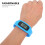 2Pcs Easy-Use Blue Pedometer Bracelet Watch Clear Display for Walking 3