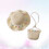 1Set Kinder Strohoed En Handtas Beige Breedflap Hoed Set 9