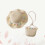 1Set Kinder Strohoed En Handtas Beige Breedflap Hoed Set 10