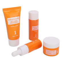Vitamin C Complete Facial Care Set, 30ml Cleanser & Toner, Brightening