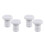 2Paires Embouts Blancs Pour , Accessoires Durables Compacts 9