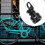 5Ensembles Attaches Pédales Aluminium Noir Pour Pliant 5