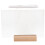 2Sets Acrylic Note Boards with Glowing Light and Wooden Stand 2