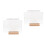 2Sets Acrylic Note Boards with Glowing Light and Wooden Stand 9