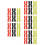 30Pcs Tennis Silicone Weighted Racket Strips Assorted Colors 4