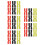 30Pcs Tennis Silicone Weighted Racket Strips Assorted Colors 7