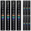 30Pcs Aquarium Thermometer Stick-on Strips Black Easy Temperature Read 2