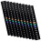 30Pcs Aquarium Thermometer Stick-on Strips Black Easy Temperature Read 3