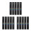 30Pcs Aquarium Thermometer Stick-on Strips Black Easy Temperature Read 6
