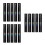 30Pcs Aquarium Thermometer Stick-on Strips Black Easy Temperature Read 7