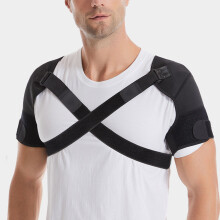 Verstellbarer Schweiß-absorbierender Doppel-Schulterstützgurt für Fitness & Laufen, M
