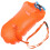 2Pièces Bouée Natation Orange Flottante Facile À Gonfler Ajustable 4