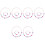 6Ensembles Bijoux Enfants Collier Bracelet Décor 3