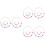 6Ensembles Bijoux Enfants Collier Bracelet Décor 6
