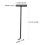 Black Steel T Hook Manhole Cover Pull Hook Sturdy Outdoor Tool 2