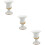 3Pcs Elegant Iron Graveyard Flowerpot Stable Base Decorative Vase 8