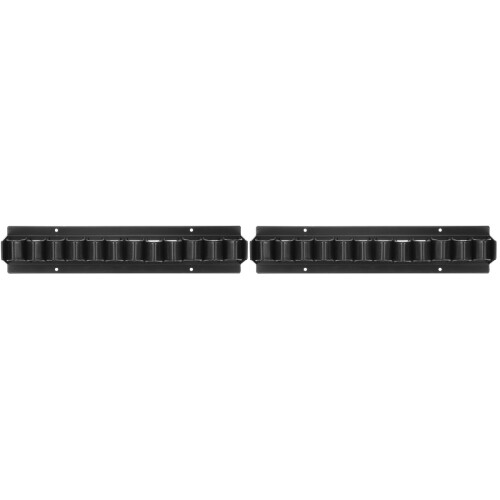 2Pcs Durable Black Plastic and Fishing Pole Storage Holder 2