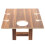3Pcs Compact Portable Wood Wine Table Folding Picnic Table Coffee 3