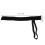 4St Zwarte Polyester Scheidsrechter Chain Clips Comfortabel Duurzaam 2