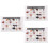 3Sets Natural Mineral Stone Collection for Teaching and Decorative Use 5