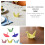 18Pcs Ceramic Chopsticks Rack with Paper Crane Design Assorted Colors 7