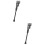 2Pièces Support Arrière Noir Résistant Antiglace Antidérapant 8