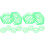 12Pcs Safe Durable Light Green Beekeeping Tool Queen Spawning Panel 2