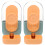 2Pcs Hanging Dog Feeder Durable PP Orange Automatic Feeder for Pets 4