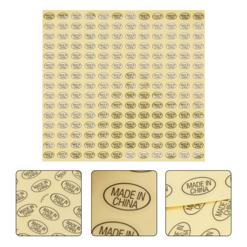 35100Pcs Yellow Stickers Waterproof Self Adhesive Labels 1