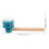 2Pcs Durable Wooden Floating Ball Blower Toy Skill Game 2