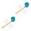 2Pcs Durable Wooden Floating Ball Blower Toy Skill Game 8