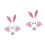 2Ensembles Costume Lapin Nœud, Bandeau Et Doux 5