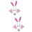 2Ensembles Costume Lapin Nœud, Bandeau Et Doux 7