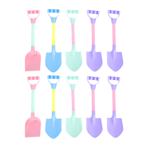 20Pièces Pelles Enfants PP Colorées Pour Sable Mulch Jeu 1