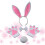 2Ensembles Costume Lapin Nœud, Bandeau Et Doux 10