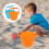 8Pcs Multi-Function Silicone Buckets Outdoor and Sand Toys 4