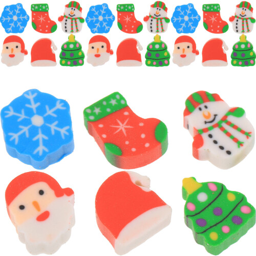 School Gum Multifunctioneel Assorti Kerst Draagbare Gummen 1