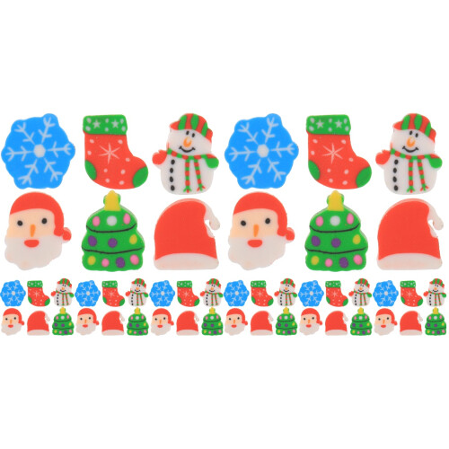 School Gum Multifunctioneel Assorti Kerst Draagbare Gummen 2
