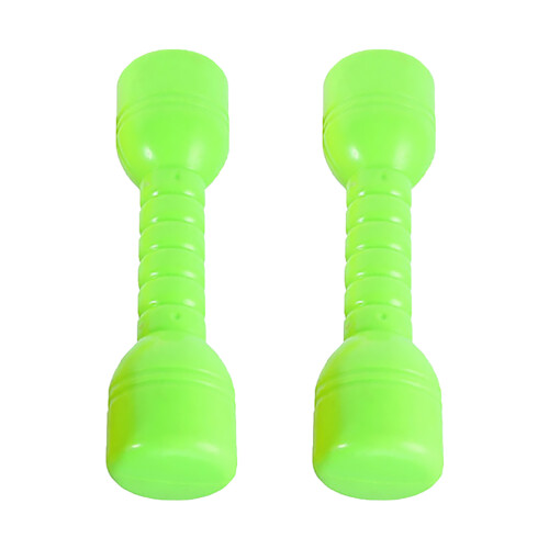 4Pcs Light Green Plastic Barbells Small Dumbbells for Kids Exercise 1