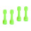 4Pcs Light Green Plastic Barbells Small Dumbbells for Kids Exercise 5