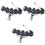 3Pcs Black Adjustable Tassel Armlet Vintage Cuff Accessory Gift 2